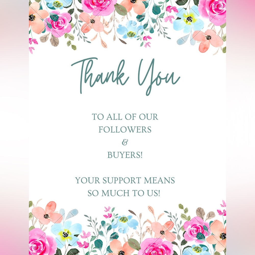 Thank you for your encouragement & support! 💕